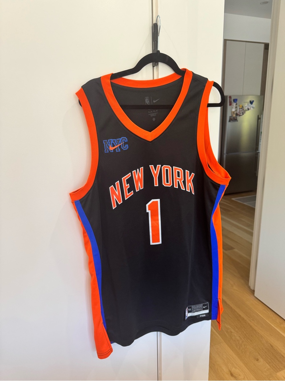 Nike NY Knicks Obi Toppin #1 City Edition Swingman Jersey XL